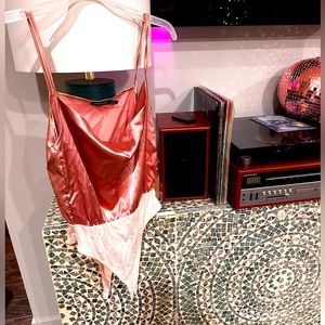 Nastygal satin bodysuit! So pretty